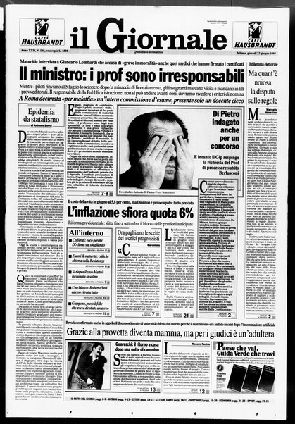 Il giornale : quotidiano del mattino